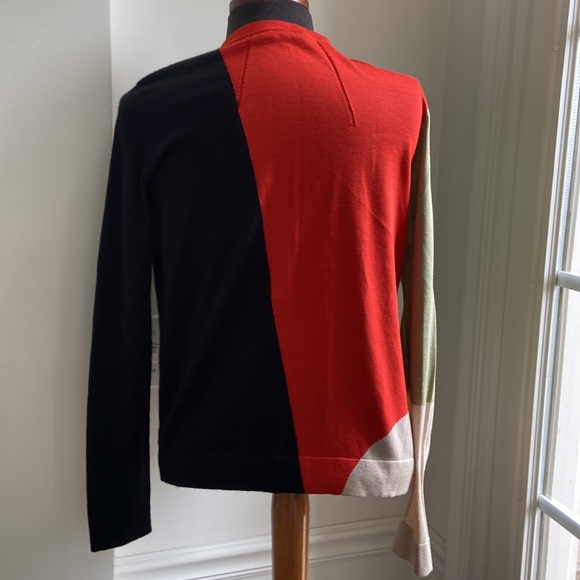 Akris Summer Intarsia Button multicolor cashmere & silk Cardigan - Picture 5 of 14